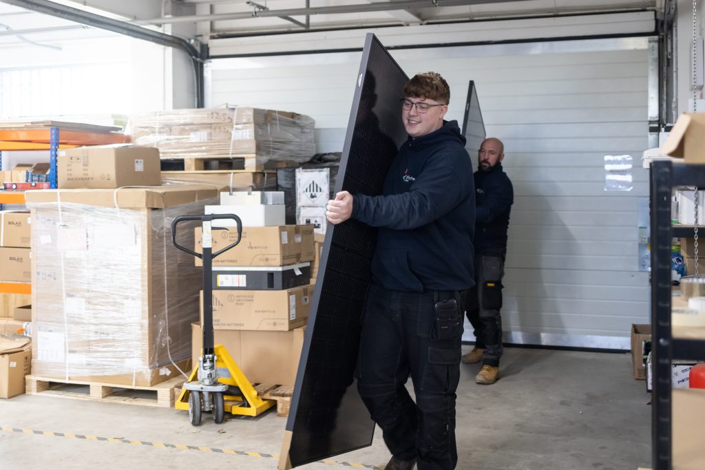 Effective staff carrying solar